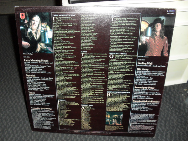 Shawn Phillips (2) - Rumplestiltskin's Resolve - 1976 - Folk Rock, Jazz-Funk, Jazz-Rock - A&M Records - Vinyl 1x LP, Album