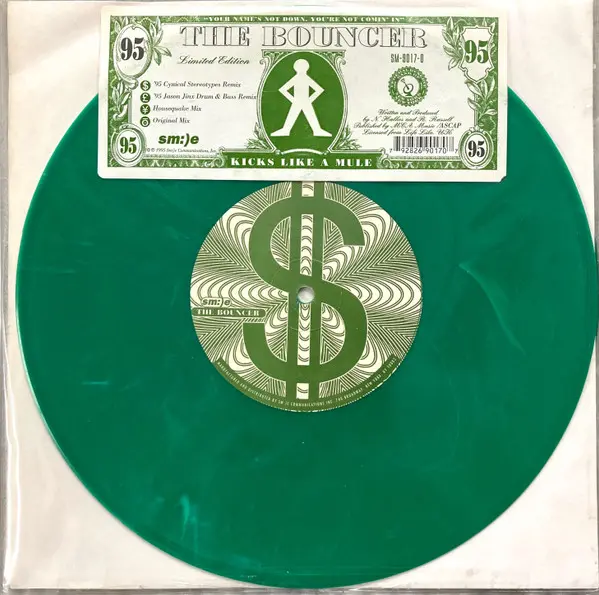 Kicks Like A Mule - The Bouncer 95 - 1995 - Breakbeat, Drum n Bass, Hardcore - Sm:)e Communications - Vinyl 2x 10", 33 ⅓ RPM,