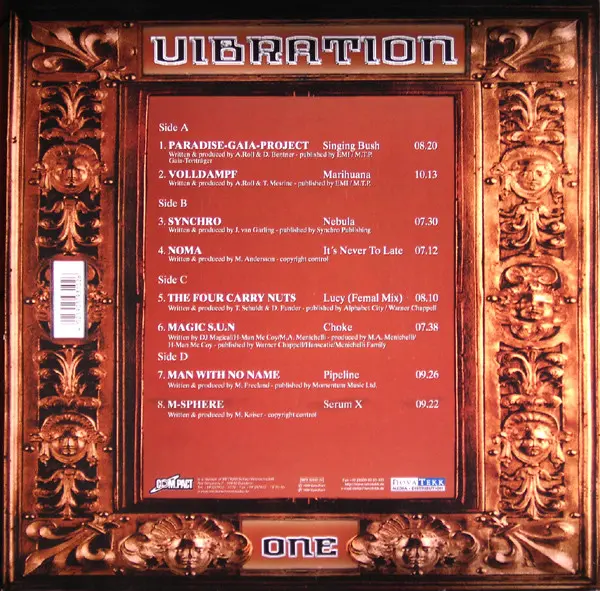 Various - Vibration One, Electronic, Goa Trance, 1999 - Com.Pact Records, Germany, Vinyl 2x LP, Compilation