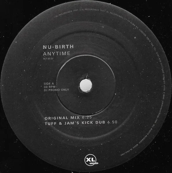 Album cover for Anytime by Nu-Birth