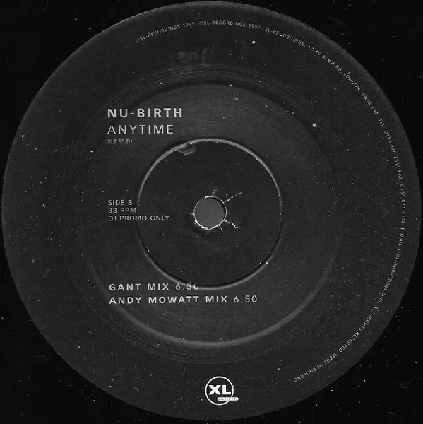 Album cover for Anytime by Nu-Birth