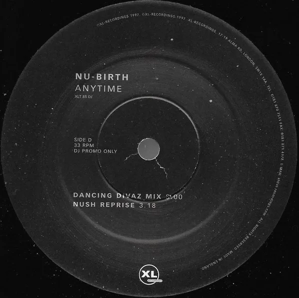 Album cover for Anytime by Nu-Birth