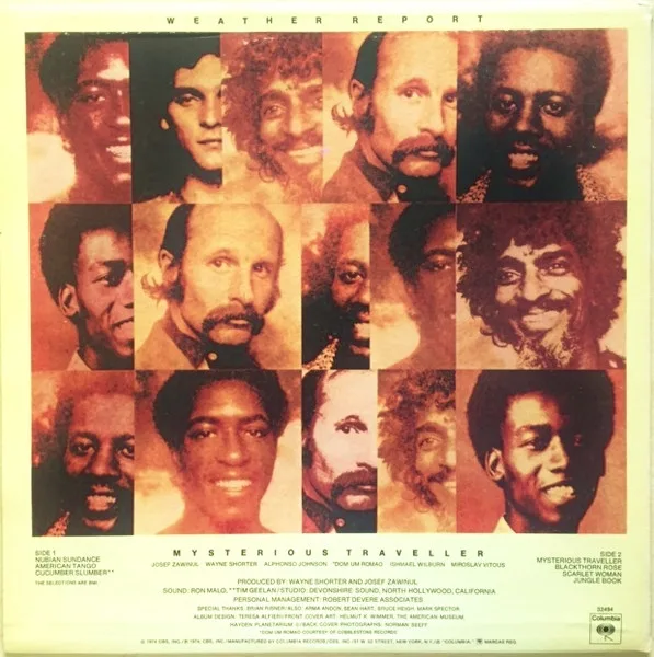 Album cover for Mysterious Traveller by Weather Report