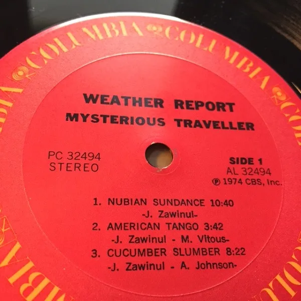 Album cover for Mysterious Traveller by Weather Report