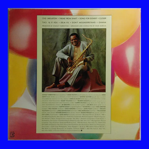 Album cover for Inflation by Stanley Turrentine