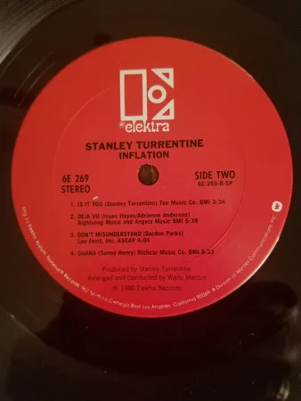 Album cover for Inflation by Stanley Turrentine