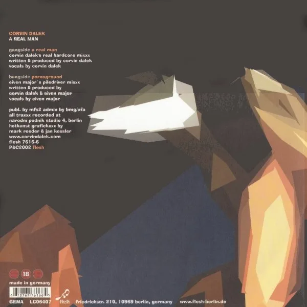 Album cover for A Real Man by Corvin Dalek