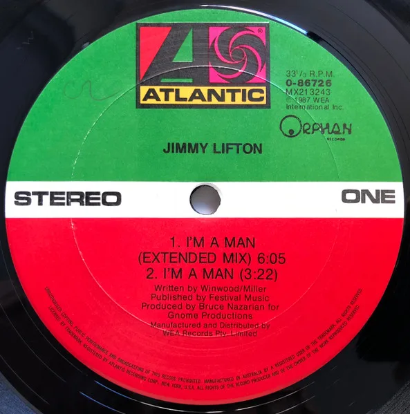 Album cover for I'm A Man by Jimmy Lifton