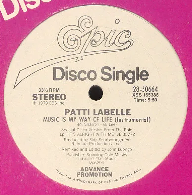 Album cover for Music Is My Way Of Life by Patti LaBelle