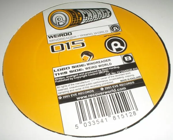 Album cover for Mindreader / Weird World by Weirdo