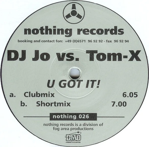 Album cover for U Got It! by DJ Jo vs. Tom-X