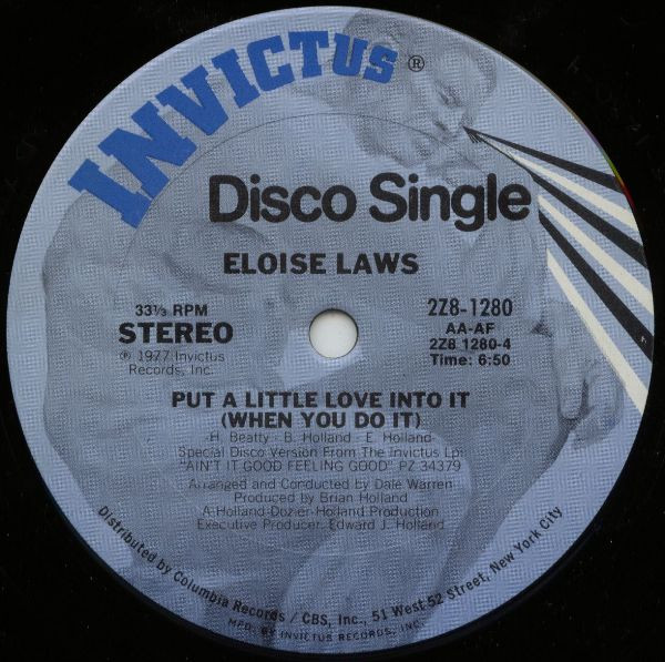 Eloise Laws - Love Goes Deeper Than That, Electronic, Funk / Soul, Disco, Funk, Soul, 1977 - Invictus, US, Vinyl 1x 12", 33 ⅓