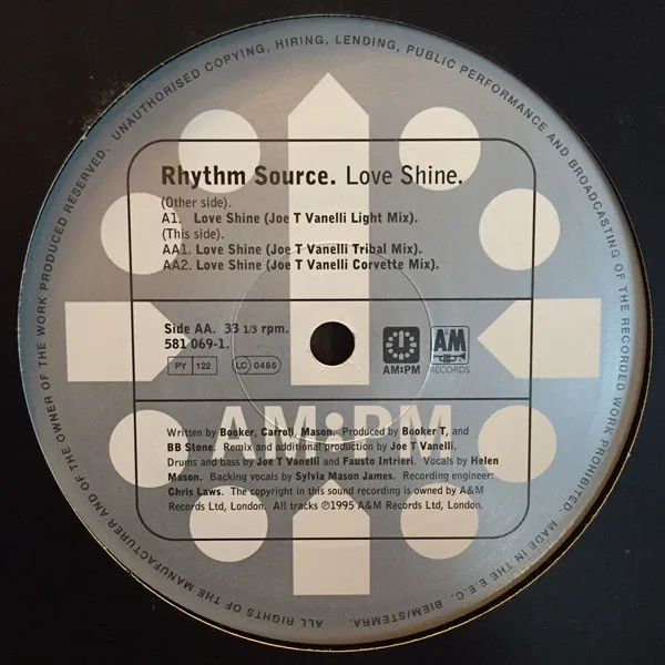 Album cover for Love Shine (Joe T Vannelli Mixes) by Rhythm Source