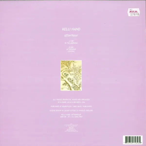 Kelli Hand - Afterhour, Electronic, Tech House, Techno, Tribal, 2003 - Sino, Hong Kong, Vinyl 1x 12", 45 RPM, 33 ⅓ RPM