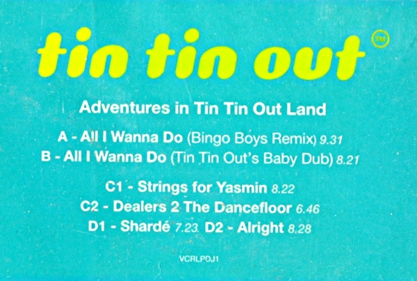 Tin Tin Out - Adventures In Tin Tin Out Land, Electronic, Euro House, House, Trance, 1996 - VC Recordings, UK, Vinyl 2x 12", 