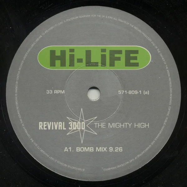 Album cover for The Mighty High by Revival 3000