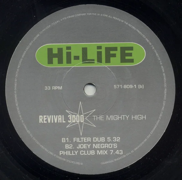 Album cover for The Mighty High by Revival 3000