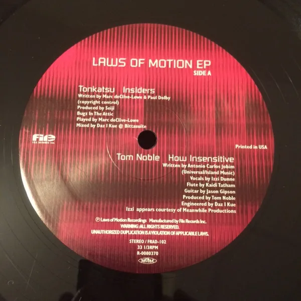 Album cover for Laws Of Motion EP by Various