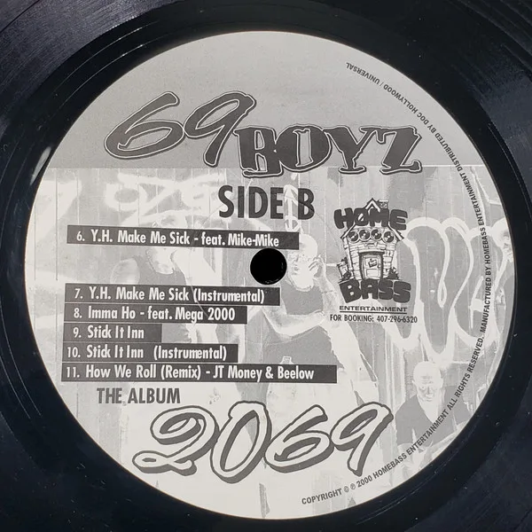 Album cover for 2069: The Album by 69 Boyz