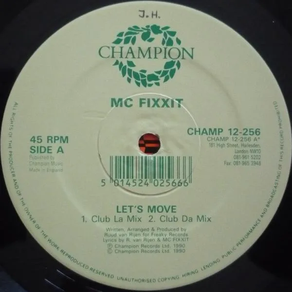 Album cover for Let's Move by MC Fixx It