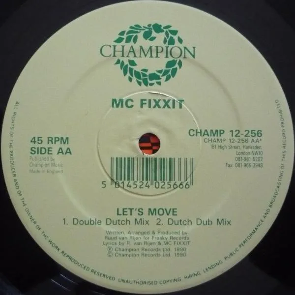 Album cover for Let's Move by MC Fixx It