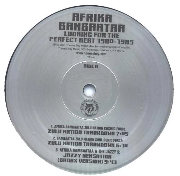 Album cover for Looking For The Perfect Beat 1980-1985 by Afrika Bambaataa