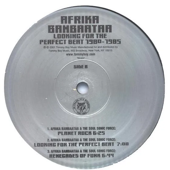 Album cover for Looking For The Perfect Beat 1980-1985 by Afrika Bambaataa