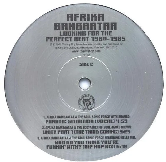 Album cover for Looking For The Perfect Beat 1980-1985 by Afrika Bambaataa