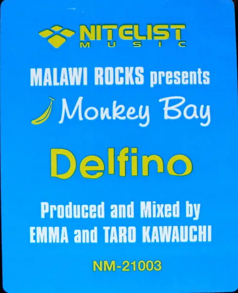 Malawi Rocks Presents Monkey Bay - Delfino, Electronic, House, 2001 - Nitelist Music, Japan, Vinyl 1x 12"
