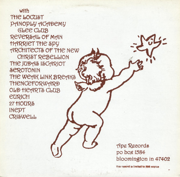 Various - Israfel - 1997 -Emo, Grindcore, Hardcore, Punk -Ape Records -Vinyl 1x LP, Compilation, Limited Edition