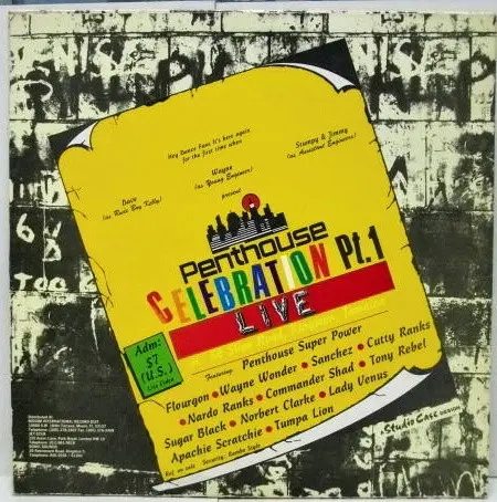 Album cover for Penthouse Celebration Pt. 1 : Live At 56 Slipe Road, Kingston Jamaica by Various