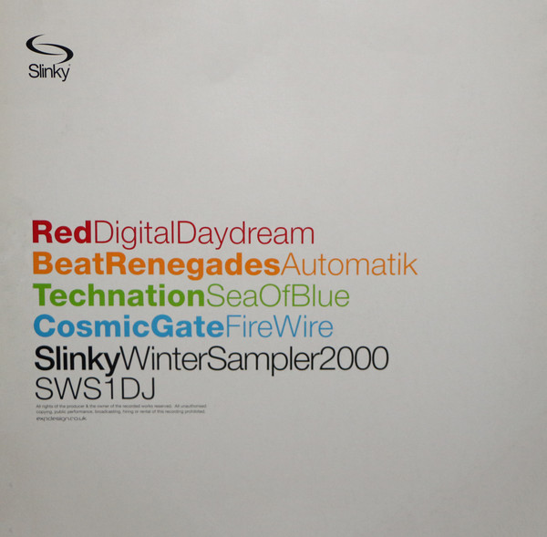 Various - Slinky Winter Sampler 2000, Electronic, Trance, 2000 - Slinky, UK, Vinyl 2x 12", 45 RPM, Promo, Sampler