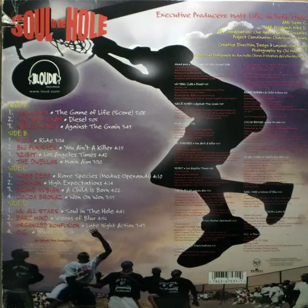 Various - Soul In The Hole, Hip Hop, Soundtrack, 1997 - Loud Records, US, Vinyl 2x LP, Compilation