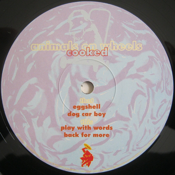 Animals On Wheels - Cooked, Electronic, Abstract, Breaks, 1997 - Ninja Tune, UK, Vinyl 1x 12", 33 ⅓ RPM, EP