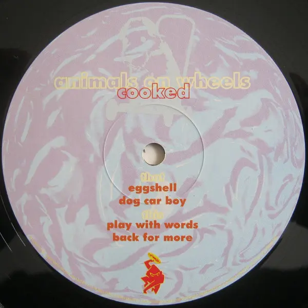 Animals On Wheels - Cooked, Electronic, Abstract, Breaks, 1997 - Ninja Tune, UK, Vinyl 1x 12", 33 ⅓ RPM, EP
