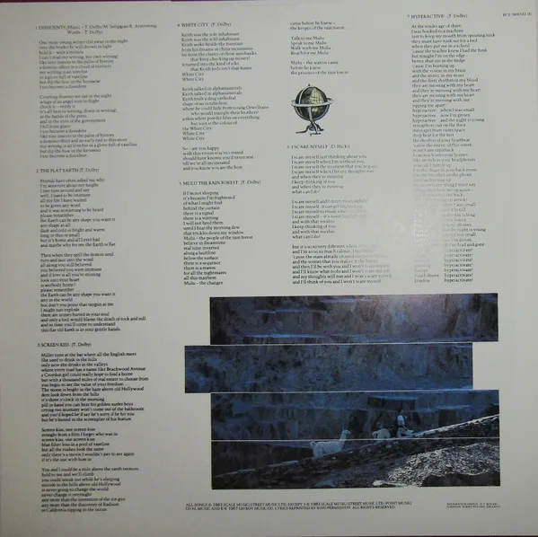 Album cover for The Flat Earth by Thomas Dolby