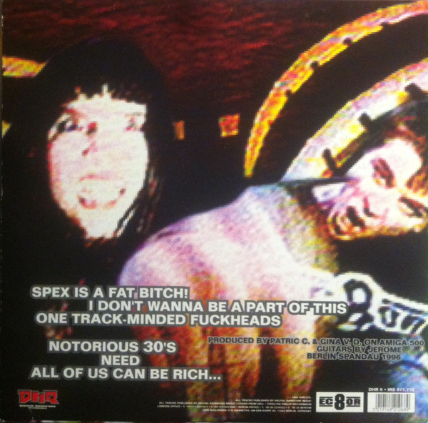 Ec8or - Spex Is A Fat Bitch!, Electronic, Breakcore, Experimental, Hardcore, 1996 - Digital Hardcore Recordings (DHR), UK, Vi