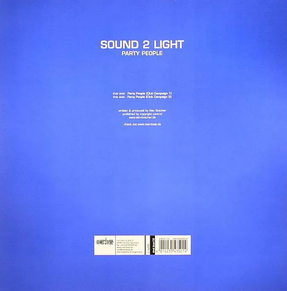 Album cover for Party People by Sound To Light