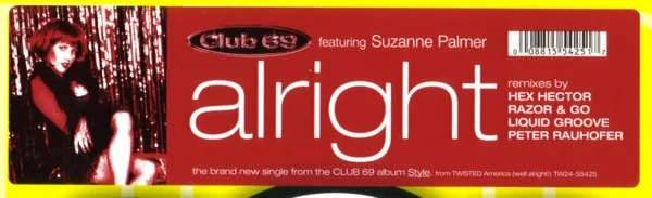 Album cover for Alright by Club 69