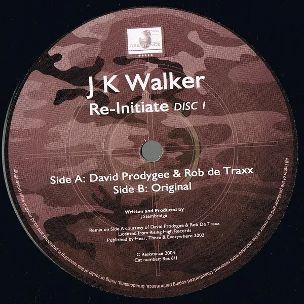 Album cover for Re-Initiate by J K Walker