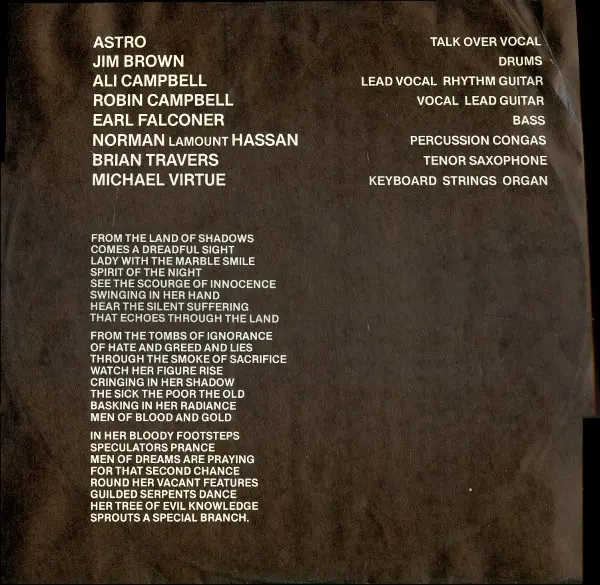 UB40 - Signing Off, Reggae, Dub, Reggae, 1980 - Graduate Records, UK, Vinyl 1x 12", 45 RPM , Vinyl 1x LP, Album