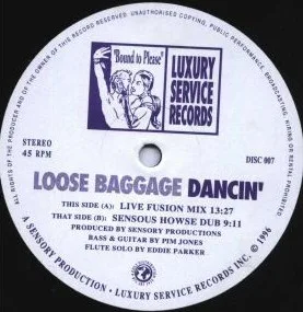 Album cover for Dancin' by Loose Baggage