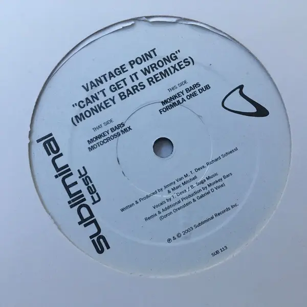 Can't Get It Wrong (Monkey Bars Mixes)