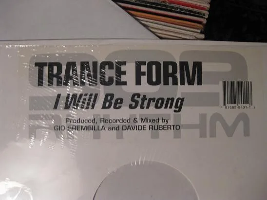 Album cover for I Will Be Strong by Trance Form