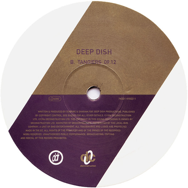 Deep Dish - Stay Gold, Electronic, Deep House, House, Progressive House, 1996 - Deconstruction, UK, Vinyl 1x 12", 33 ⅓ RPM