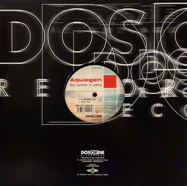 Album cover for The Summer Is Calling by Aquagen