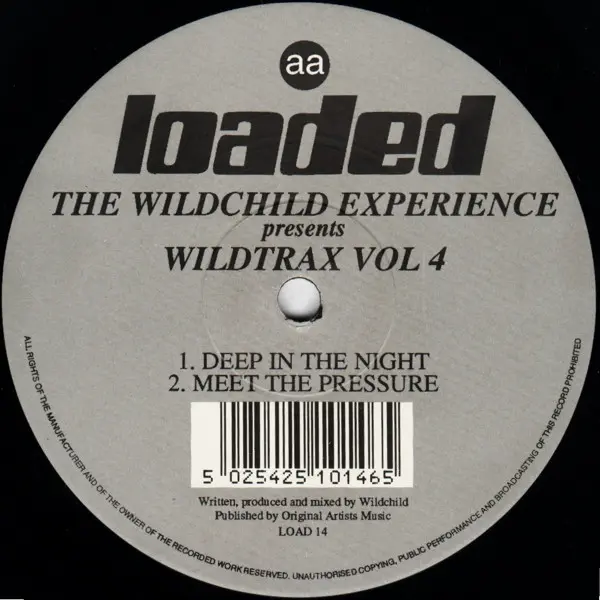 Wildchild - Wildtrax Vol 4, Electronic, House, 1993 - Loaded Records, UK, Vinyl 1x 12", 33 ⅓ RPM