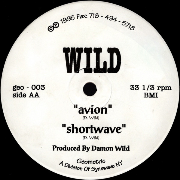 Morgan / Damon Wild - Flowerchild / Avion, Electronic, Techno, 1995 - Geometric, US, Vinyl 1x 12", 45 RPM, 33 ⅓ RPM
