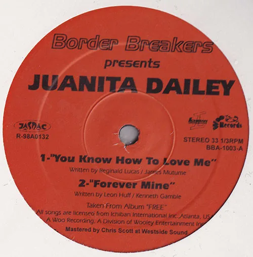 Album cover for You Know How To Love Me by Juanita Dailey