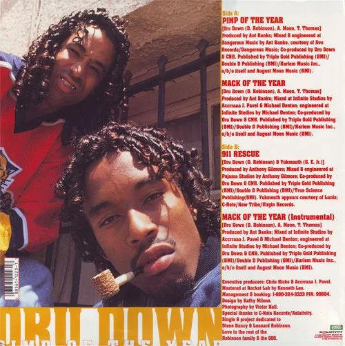 Album cover for Pimp Of The Year by Dru Down